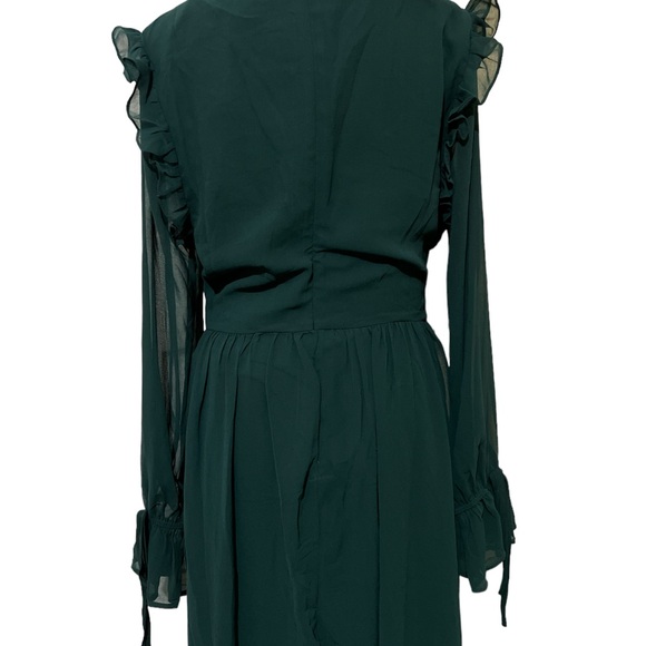 Lulu's Teal Long Sleeve Dress size large nwt - Picture 5 of 9